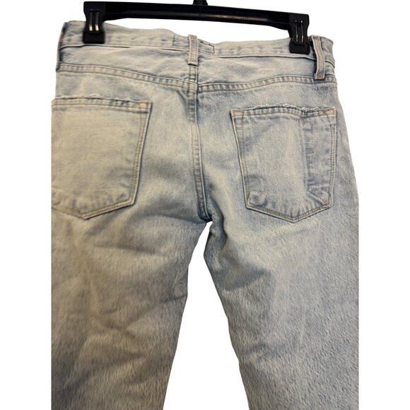 Current/Elliott Womens Distressed Jeans Size 23 Light Wash Mulholland Destroy St - Picture 3 of 9